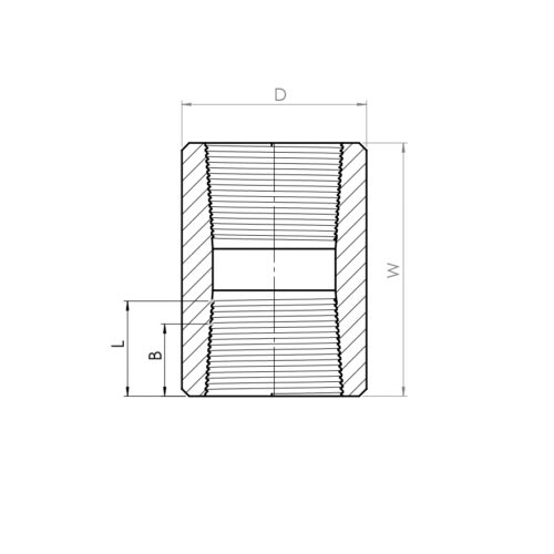 Couplings, NPT thread