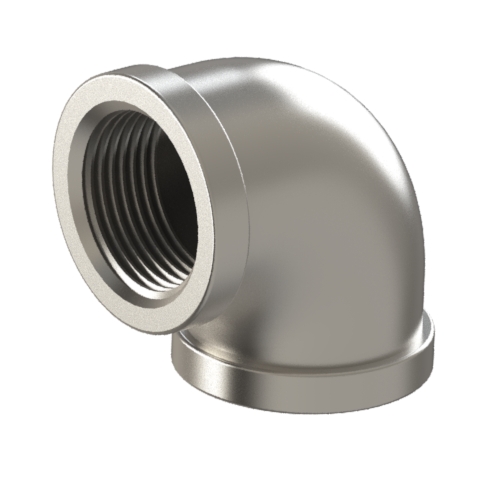 Elbows, NPT thread, 90°, F/F