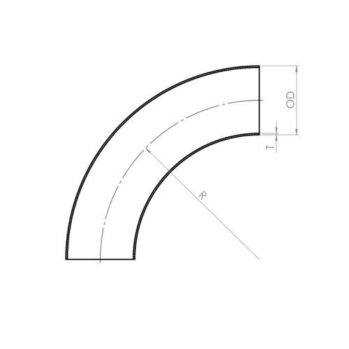 Elbow 90° - Drawing