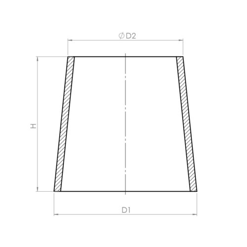 Reducer, concentric - Drawing